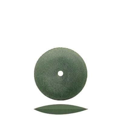 Dedeco Green Classic Knife-Edge Rubber Wheels, 5/8", Coarse, Unmounted, 100/Box, 4951 thumbnail 11