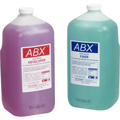 ABX® Developer and Fixer, Pre-Mixed, 2 x 1 Gallon Developer and 2 x 1 Gallon Fixer (4 Gallons Total), Case of 4, E4060A thumbnail 6