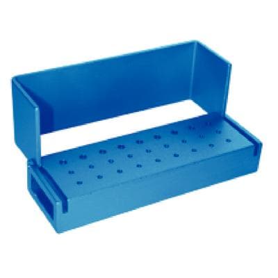 Kerr AXIS Bur Block, 27 Hole, 18 FG / 9 RA, Blue Anodized Aluminum, Autoclavable, AB110-1U thumbnail 11
