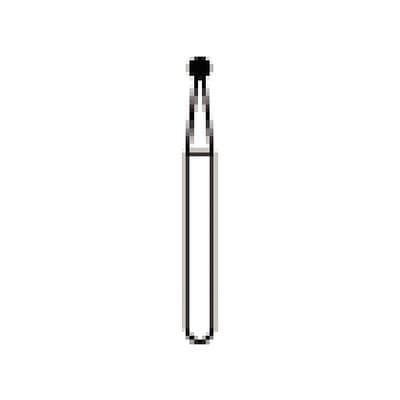 NTI HP Diamond Bur, Round, Medium Grit, #801-012 (1.2 mm), Gray, M801-012HP thumbnail 7