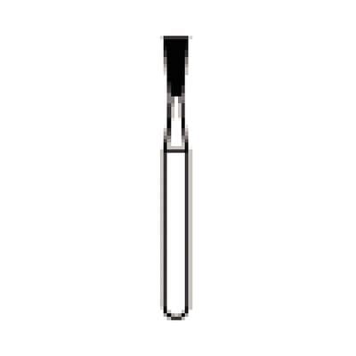 NTI HP Diamond Bur, Medium Grit, Long Inverted Cone, #807-016, 1.6 mm Diameter, 4.0 mm Length, Gray, M807-016HP thumbnail 6