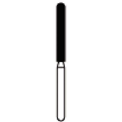 NTI HP Diamond Bur, Medium Grit, Round End Cylinder, #842R-018, 1.8 mm Diameter, 12.0 mm Length, Gray, M842R-018HP, Each thumbnail 8