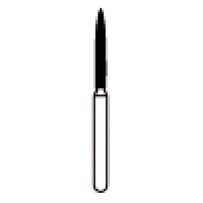 NTI HP Diamond Bur, Coarse Grit, Flame Shape, #863-012, Green Band, 1.2 mm Diameter, 10.0 mm Length, C863-012HP thumbnail 6