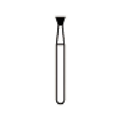 NTI HP Diamond Bur, Medium Grit, Inverted Cone, #805-018, 1.8 mm Diameter, 1.5 mm Length, Gray, M805-018HP thumbnail 6
