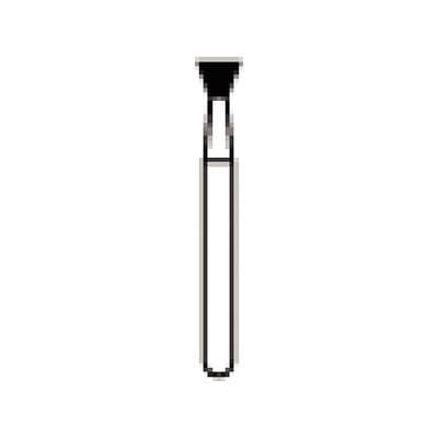 NTI HP Diamond Bur, Medium Grit, Inverted Cone, #805-023, M805-023HP, 2.3 mm Diameter, 2.0 mm Length, Gray, 1/Pk thumbnail 8
