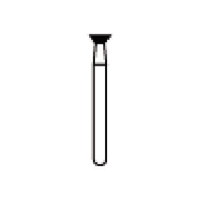 NTI HP Diamond Bur, Medium Grit, Inverted Cone, #805-040, Friction Grip, Gray, 1/Pk thumbnail 5