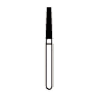 NTI FG Diamond Bur, Coarse Grit, Flat End Taper, Short Shank, #847-016, 1.6 mm Diameter, 8.0 mm Length, 5/Pk thumbnail 6