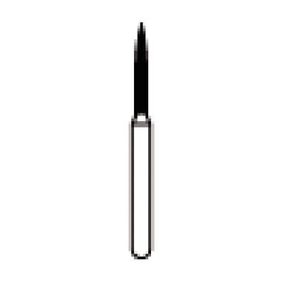 NTI Friction Grip Diamond Bur, Coarse, Flame, #862-010, Short Shank, 5/Pack thumbnail 6