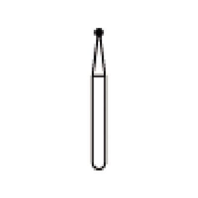 NTI® FG Diamond Bur, Medium Grit, Round, #801-009 (0.9 mm), Friction Grip, Gray, 5/Pkg, M801-009 thumbnail 9