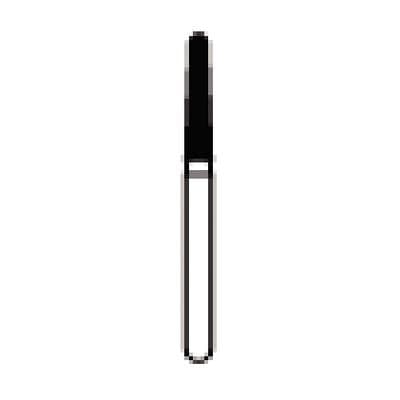NTI® FG Diamond Bur, Medium Grit, Safe End Taper, #851-016 (M851-016), 1.6 mm Head Diameter, 8.0 mm Head Length, Gray, 5/Pkg thumbnail 9