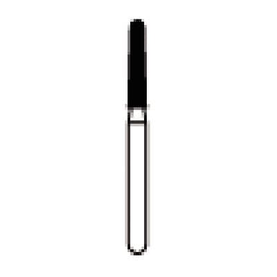 NTI FG Diamond Bur, Super Coarse, Round End Taper, Short Shank, #856-016, 1.6 mm, 5/Pkg, SC856-016M thumbnail 8