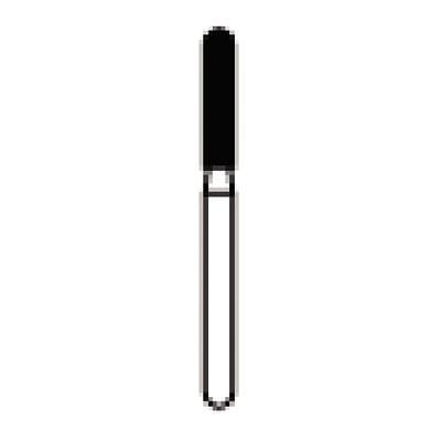 NTI® FG Diamond Bur, Coarse, Round End Cylinder, #881-016, 1.6 mm Diameter, 8.0 mm Length, Green, 5/Pk, C881-016 thumbnail 9
