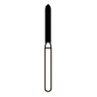NTI Friction Grip (FG) Diamond Bur, Fine Grit, Beveled Cylinder, #F879-012, 1.2 mm Diameter, 10.0 mm Length, 5/Pk thumbnail 7