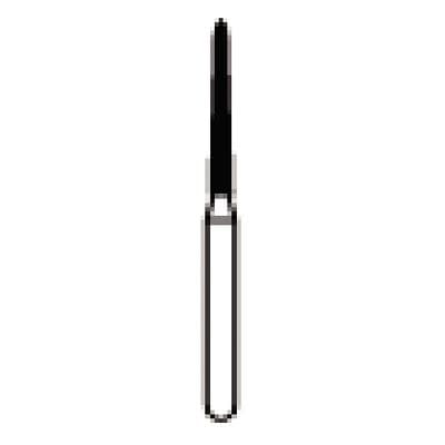 NTI Friction Grip Diamond Bur, Fine Grit, Curettage Cone Bevel End, #F879K-012, 1.2 mm Diameter, 10.0 mm Length, 5/Pk thumbnail 6