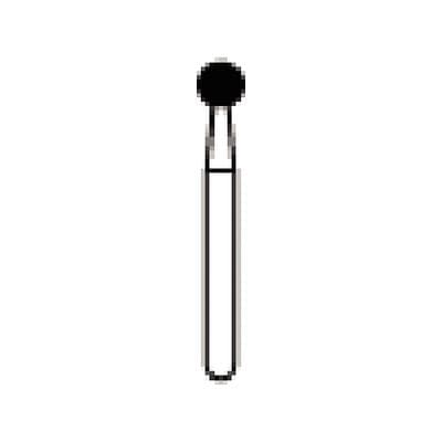 NTI Diamond Bur, FG, Round, #M801, 2.5 mm, Medium Grit, Gray, 5/Pk, M801-025 thumbnail 8