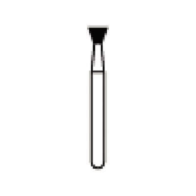 NTI Diamond Bur, FG, Medium Grit, Inverted Cone, #805-023, 2.3 mm Diameter, 2.5 mm Length, 5/Pk thumbnail 7