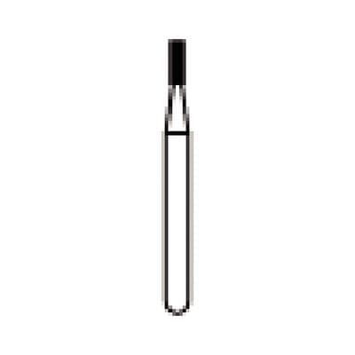 NTI Diamond Bur, FG, Medium Grit, Flat End Cylinder, #835-009 (M835-009), 0.9 mm Diameter, 3.0 mm Length, 5/Pk thumbnail 7