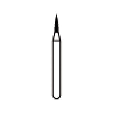 NTI FG Diamond Bur, Medium Grit, Flame Point End, #860-010 / M860-010, 1.0 mm Diameter, 4.0 mm Length, 5/Pk thumbnail 8