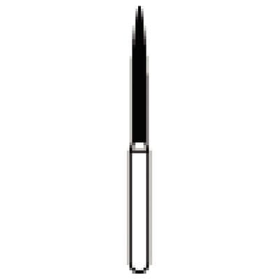 NTI Diamond Bur, FG, Medium Grit, Flame Point End, #M864-012, 1.2 mm Diameter, 12.0 mm Length, 5/Pk thumbnail 7