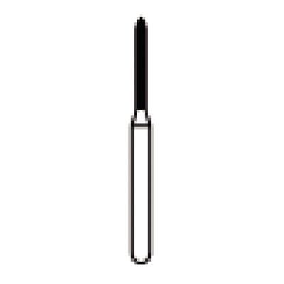 NTI FG Diamond Bur, Medium Grit, Beveled Cylinder, #878-009 (M878-009), 0.9 mm Diameter, 8.0 mm Length, 5/Pk thumbnail 7