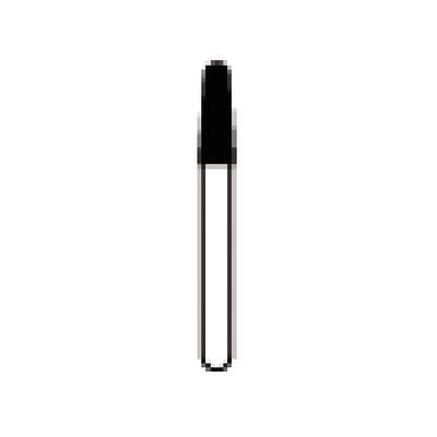 Zir-CUT™ Diamond Bur, HP, Round End Taper, #Z854R-033, 3.3 mm Diameter, 9.0 mm Length, Blue, Single Bur thumbnail 8