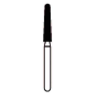Zir-CUT™ Diamond Bur, HP, Round End Taper, #Z856-023, 2.3 mm Diameter, 10.0 mm Length, Blue, 1/Pkg thumbnail 7