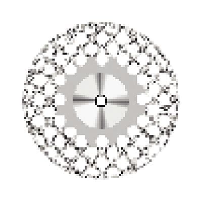Perforated RA Diamond Disc, Double-Sided, Superfine, 16 mm, D805EF-160 thumbnail 8