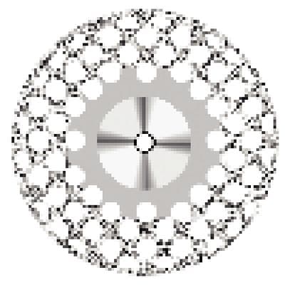 Kerr AXIS Perforated RA Diamond Disc, Double Sided, Superfine, 19 mm, D805EF-190, 1/Pkg thumbnail 7