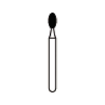 NTI® Gold Pack FG Diamond Bur, Fine, Football, #379-018, 1.8 mm x 3.5 mm, 50/Pkg, F379-018G thumbnail 7