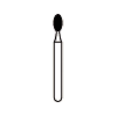 NTI FG Diamond Bur, Coarse, Football #379-018, 1.8 mm x 3.5 mm, Gold Pack, 50/Pk, C379-018G thumbnail 6