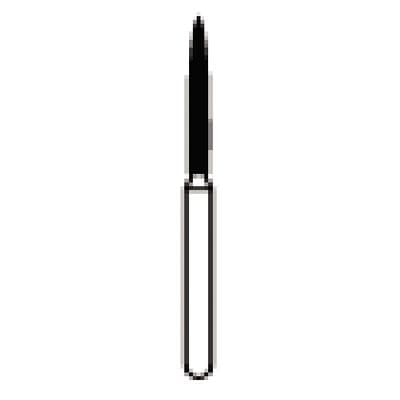 NTI Gold Pack FG Diamond Bur, Coarse, Flame, #863-012, 1.2 mm Diameter, 10.0 mm Length, 50/Pkg, C863-012G thumbnail 6