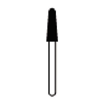NTI Gold Pack FG Diamond Bur, Round End Taper, Coarse, #856-025, 2.5 mm Diameter, 8.0 mm Length, 50/Pk, C856-025G thumbnail 11