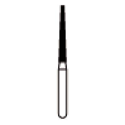 NTI® FG Diamond Bur, Super Coarse, Long Flat End Taper, #848L-018, 1.8 mm Diameter, 11.5 mm Head Length, Friction Grip, Black, 5/Pkg thumbnail 7