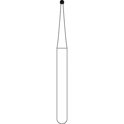NTI 2-Piece Operative Carbide Burs, FG, Round, #1/4, 0.5 mm Diameter, 5/Pkg, H0.25-FG thumbnail 8