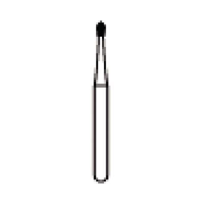NTI 2-Piece Operative Carbide Burs, FGSS Friction Grip Short Shank, Pear #331, 1.0 mm Diameter, 1.7 mm Length, 100/Pkg, H331-FGSS100 thumbnail 5