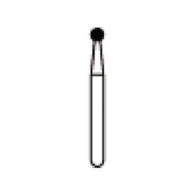 NTI Diamond Bur, FG, Round, #801-016, 1.6 mm, Medium Grit, Gray, 5/Pk, M801-016 thumbnail 14