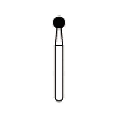 NTI Diamond Bur, FG, Round #801, 2.5 mm, Coarse, Green, 5/Pk, C801-025 thumbnail 17