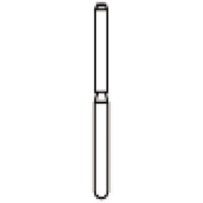 NTI® FG Diamond Bur, Medium Grit, Tissue Protective End, #840-016, 1.6 mm, Gray, 5/Pkg, M840-016 thumbnail 8