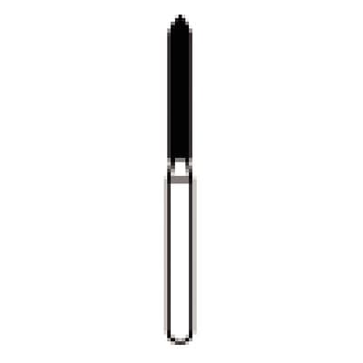 NTI® FG Diamond Bur, Fine, Beveled Cylinder, #879-014, 1.4 mm Diameter, 10.0 mm Length, Red, 5/Pkg, F879-014 thumbnail 9