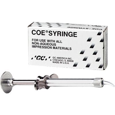 COE Aluminum Impression Syringe, Complete Package, 1 Barrel, 1 Plunger, 12 Plastic Tips, Cleaning Brush, 159001 thumbnail 11