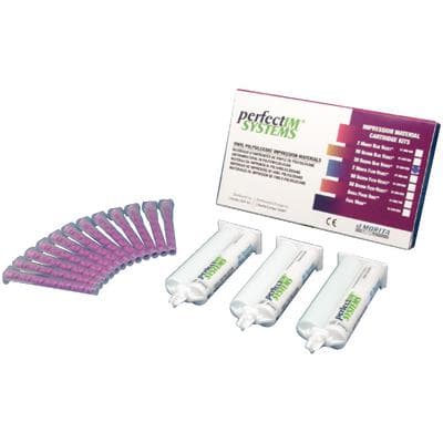 PerfectIM Flexi-Velvet VPS Impression Material, 30-Second Set, Cartridge Kit (3 x 50 mL Cartridges + 12 Mixing Tips), 21-300625 thumbnail 9