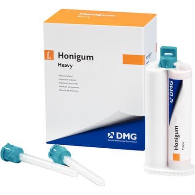 Honigum Automix Heavy Body VPS Impression Material, Regular Set, Blue, 50 mL Cartridges, 4/Pk with Tips, 999766 thumbnail 13