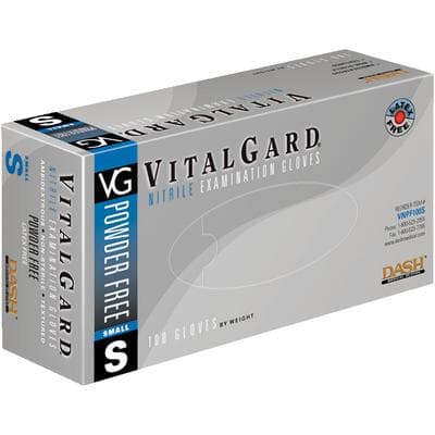 VitalGard® Nitrile Exam Gloves, Powder Free, Latex Free, Non-Sterile, Textured, Periwinkle Blue, XX-Large (2XL), 100/Box, VNPF100XXL thumbnail 5