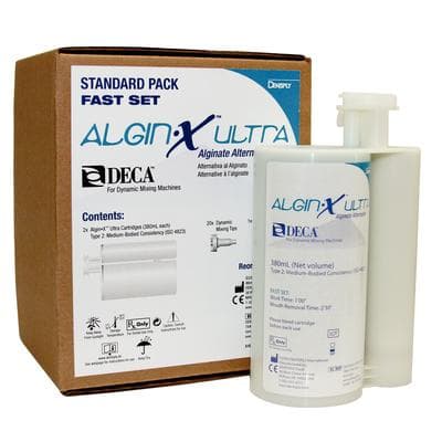 Algin-X Ultra Alginate Alternative, Fast Set, Standard Cartridge, 380 ml, 2/Pk, 61E810 thumbnail 11