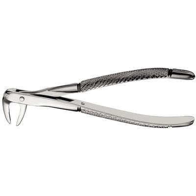 Hu-Friedy #74N European Style Root Extraction Forceps, Narrow Serrated Beaks, Lower Roots, FX74N thumbnail 11