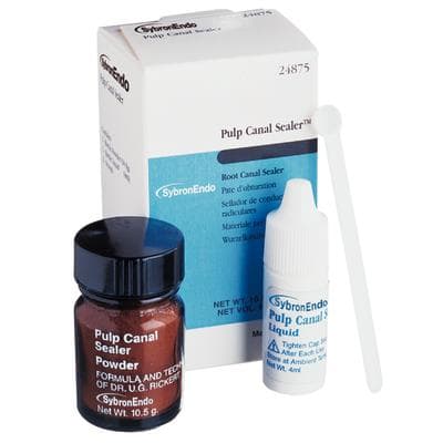 Pulp Canal Sealer Standard Package, Zinc Oxide Eugenol Root Canal Sealer, 10.5 g Powder & 4 mL Liquid, 2 Dispensing Scoops, 1/Pk, 24875 thumbnail 27