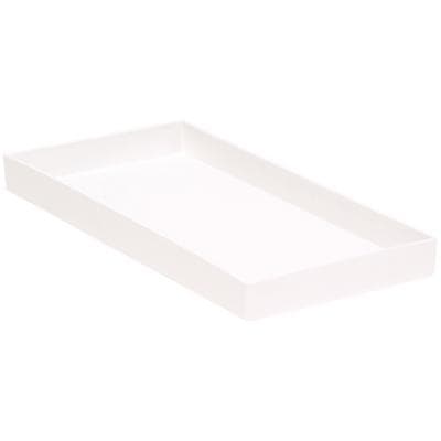 Zirc #19 White Cabinet Tray for Pliers, Scissors & Hand Instruments, 7-7/8" x 3-3/4" x 3/4", Autoclavable, 20Z205A thumbnail 10