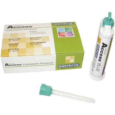 Access BLUE® VPS Bite Registration Material, Fast Set, 2 x 50 mL Cartridges with 6 Mixing Tips, 360006 thumbnail 12