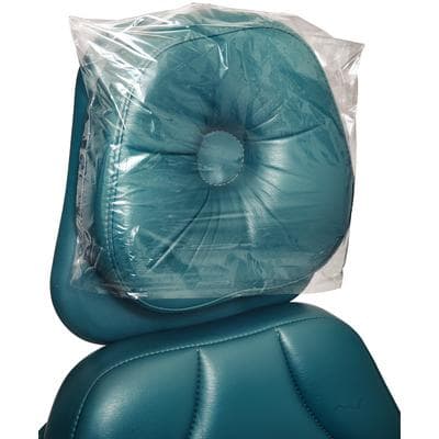 Brixton Disposable Plastic Headrest Covers, Regular, Clear, 10" x 11.25", 250/Box, 501-R thumbnail 15