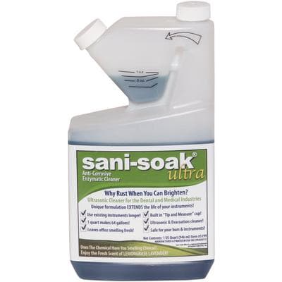 Sani-Soak Ultra Anticorrosive Enzymatic Cleaner, Lemongrass Lavender, 1 Quart Bottle, 5199 thumbnail 7